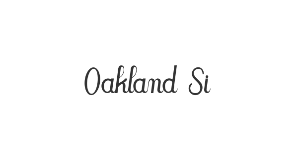 Oakland Sista font thumb